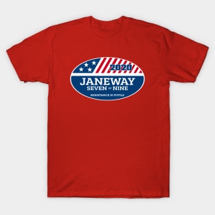 Janeway 2020 Parody Campaign Sticker T-Shirt